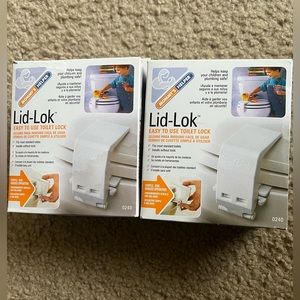Set of 2 Mommy's Helper Toilet Seat Lid-Lok